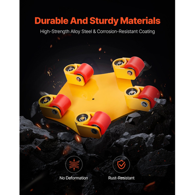 VEVOR Machine Skate 8800 lbs Machinery Moving Skate με λαβή περιστροφή 360°