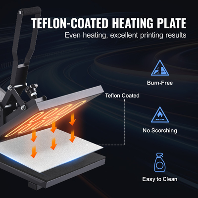 VEVOR Heat Press Machine 15 x 15 in Sublimation Printer Transfer για DIY T-shirt