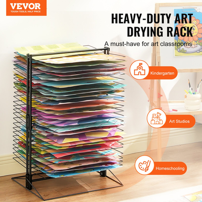 Βάση στεγνώματος VEVOR Art Drying Rack 50 Removable Shelves Painting Rack drying for Classroom