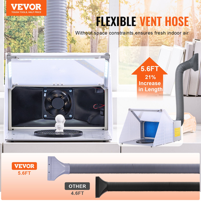 VEVOR Airbrush Booth Spray Portable Hobby Airbrush Paint Booth Spray Booth για μοντέλα