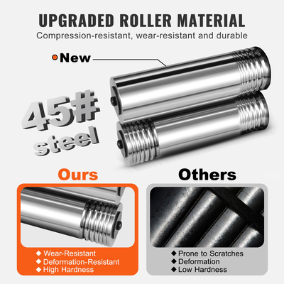 Μηχάνημα έλασης VEVOR, 2,95"/75 mm, αναλογία μετάδοσης κίνησης 1: 2, έλασης πολλαπλών λειτουργιών 3 σε 1, πάχος πρέσας 0,03-6,5 mm για φύλλο τετράγωνο συρμάτινο ημικύκλιο κατασκευής μεταλλικών κοσμημάτων