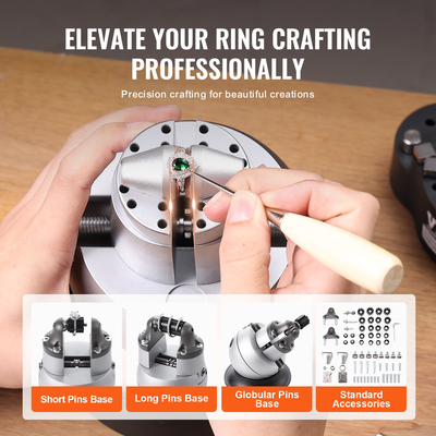 Μέγγενη μπάλας VEVOR, Εργαλείο ρύθμισης χάραξης 5 ιντσών, μέγγενη μπλοκ χάραξης περιστροφής 360°, 69 τεμ. 69 τεμ.