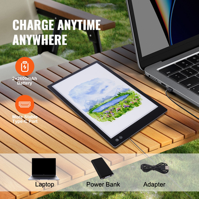 Επαναφορτιζόμενο μαξιλαράκι ανίχνευσης VEVOR A2 LED με δυνατότητα ρύθμισης φωτεινότητας 6 επιπέδων