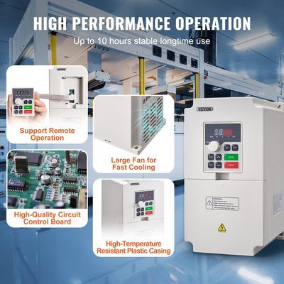 VEVOR VFD 5HP 4KW 8,5A Τριφασική Είσοδος AC 380V σε 3 Φάσεις 0-380V Έξοδος 0-2000Hz