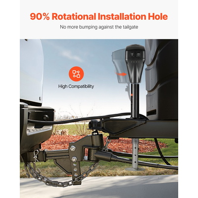 VEVOR Electric Trailer Jack 5000 lbs Power Tongue Jack for RV Trailer &amp; Camper