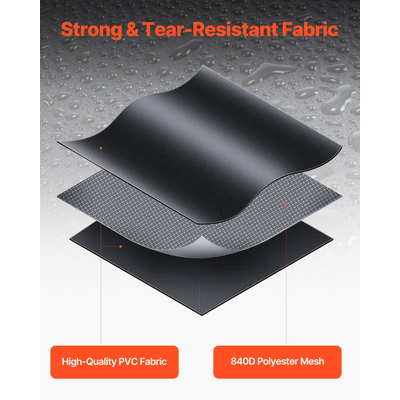 Τσάντα μεταφοράς φορτίου VEVOR Car Rooftop Cargo 23 κυβικά πόδια 840D PVC τσάντα αποσκευών οροφής αυτοκινήτου