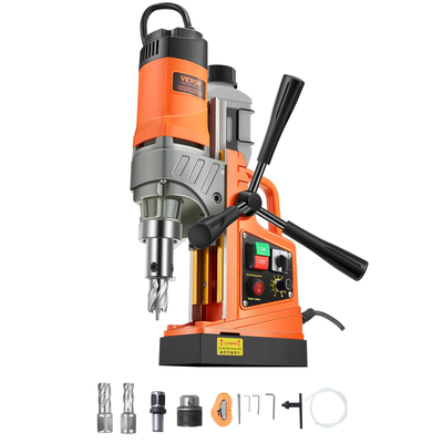 Magnetic Drill 1450W 2810 lbf Portable Mag Drill Press 1,6 in Boring Diameter
