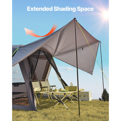 Σκηνή κάμπινγκ VEVOR SUV Εξωτερική σκηνή SUV με τέντα Αδιάβροχη για 5-8 άτομα