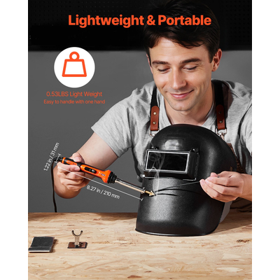 VEVOR Plastic Welder Kit 60W/100W Plastic Welding Kit με 3 άκρες &amp; 20 ράβδους