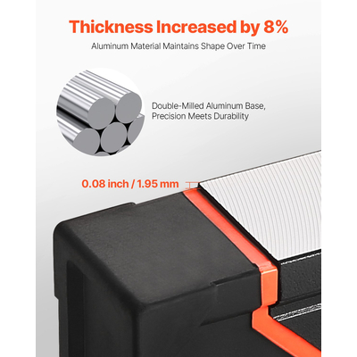 VEVOR 4-Piece Torpedo Level 48/24/16/10 Σε σώμα από κράμα αλουμινίου με φιαλίδια φυσαλίδων