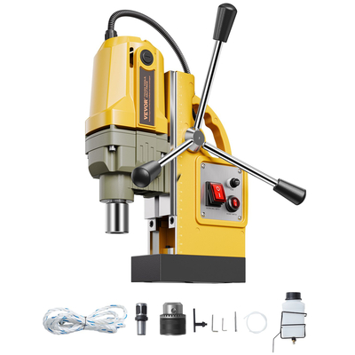 Magnetic Drill 1400W 2810 lbf Magnetic Drill Press 1,6 in Boring Diameter 800 RPM