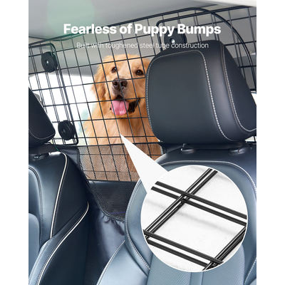 VEVOR Dog Car Barrier 35,4"-60,6" Ρυθμιζόμενη πύλη διαιρέτη κατοικίδιων για φορτηγά SUV