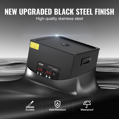 Μηχάνημα καθαρισμού υπερήχων 15L με θερμαντήρα καλαθιού και χρονοδιακόπτη 360W