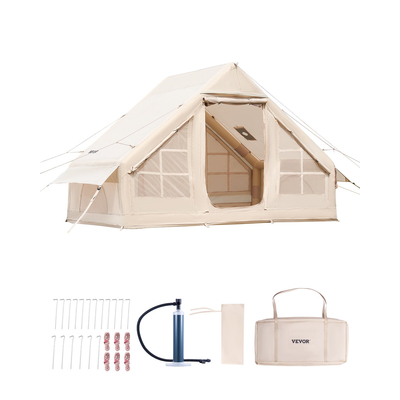 Φουσκωτή σκηνή VEVOR για κάμπινγκ 3-5 ατόμων Glamping σκηνή με αντλία εύκολη ρύθμιση