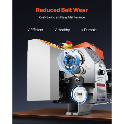 Τόρνος μετάλλου VEVOR 8,7 x 18 ίντσες με αυτόματη τροφοδοσία