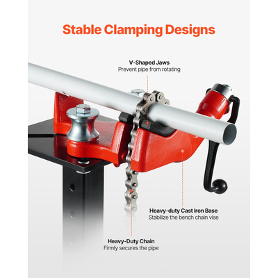 Βιδωτή μέγγενη αλυσίδας πάγκου και βάση στήριξης πλάκας μέγγενης 1/8-5 ίντσας Χωρητικότητα