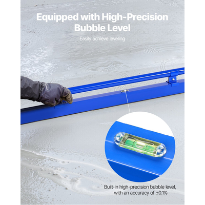 VEVOR Concrete Screed 48 in Concrete Leveling Tool με αποσπώμενο σφιγκτήρα λαβής