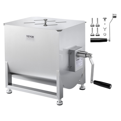 VEVOR Manual Meat Mixer 80L Fixed Tank Mixing Max 80LB for Meat Sausage Mixer