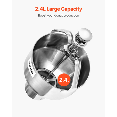 Εγχειρίδιο VEVOR Donut Depositor Dispenser από ανοξείδωτο χάλυβα