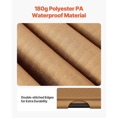 VEVOR 10x10 ft Outdoor Retractable Pergola with Canopy Toxed Top Metal Pergola