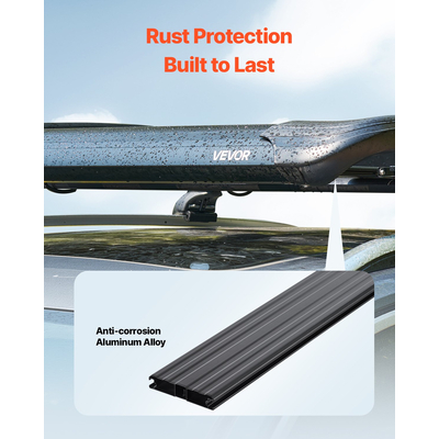 Καλάθι Αποσκευών VEVOR Σχάρα Οροφής 48 x 40 x 5,6 ίντσες για Θήκη Αποσκευών Αυτοκινήτου