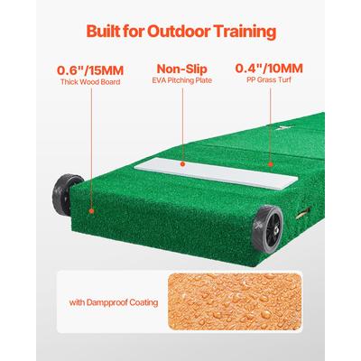 VEVOR 90 στο Pitching Mound Portable Pitcher Mound Baseball Training Softball