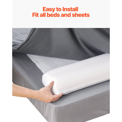 Προφυλακτήρας κρεβατιού VEVOR Toddlers 52 σε αντιολισθητικό αφρό κρεβατιού προστατευτικός προφυλακτήρας ράγας ελαφρύς