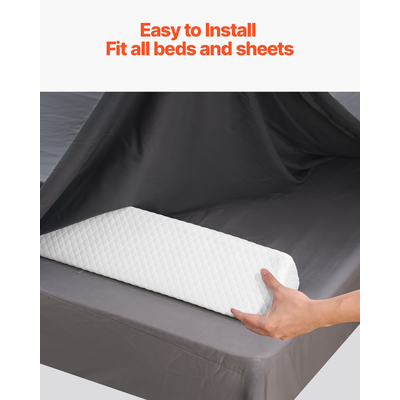 Ελαφρύς προφυλακτήρας κρεβατιού VEVOR Toddlers 56 σε αντιολισθητικό αφρό κρεβατιού προστατευτικός προφυλακτήρας ράγας