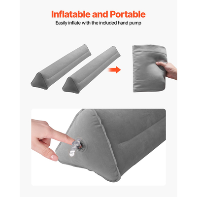 Προφυλακτήρας κρεβατιού VEVOR για νήπια 47,4 ιντσών Φουσκωτό προστατευτικό κιγκλίδωμα κρεβατιού με αντλία χειρός