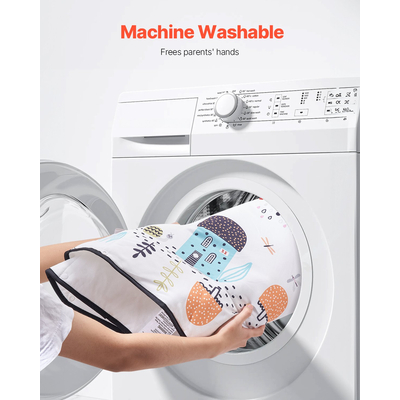 VEVOR Baby Play Gym Mat Tummy Time Activity Mat με 6 Sensory Toy 41,7" x 41,7