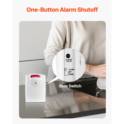 Σύστημα συναγερμού κρεβατιού VEVOR για ηλικιωμένους Ενήλικες Ασύρματο Αισθητήρας Κρεβατιού με τηλεειδοποιητή