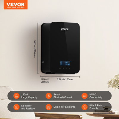 VEVOR HVAC Scent Diffuser 180ML Cold Air Scent Air Machine 2000 Sq.Ft Χωρίς νερό