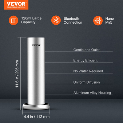 VEVOR Scent Air Machine 120ml Bluetooth Cold Air Diffuser 1000sq.ft Χωρίς νερό