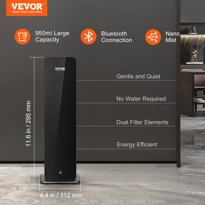 VEVOR Scent Air Machine 950ml Bluetooth Cold Air Diffuser 3000sq.ft Χωρίς νερό