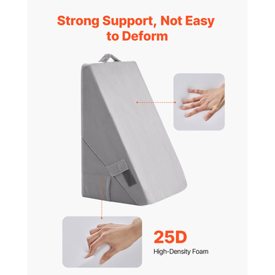 Ορθοπεδικό μαξιλάρι VEVOR με ρυθμιζόμενο σκελετό, πλενόμενο για ύπνο με πίσω πόδια και αυχένα