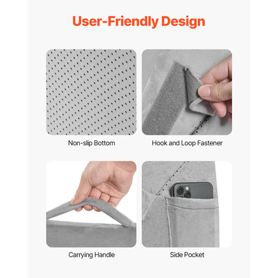 Ορθοπεδικό μαξιλάρι VEVOR με ρυθμιζόμενο σκελετό, πλενόμενο για ύπνο με πίσω πόδια και αυχένα