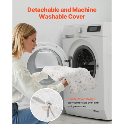 VEVOR Μαξιλάρια εγκυμοσύνης Ρυθμιζόμενο & μαλακό μαξιλάρι εγκυμοσύνης για έγκυες γυναίκες