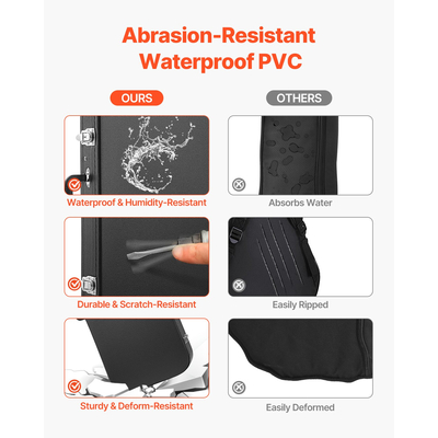 Σκληρή θήκη VEVOR Electric Guitar 43.11 in with Lock and Key για ηλεκτρική κιθάρα