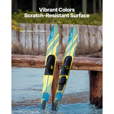 VEVOR 170,2 cm Συνδυασμός θαλάσσιων σκι ενηλίκων με ρυθμιζόμενες δέστρες X-9