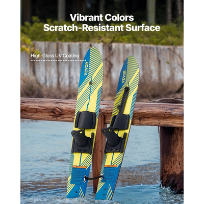 VEVOR 116,8 cm Συνδυαστικό σκι θαλάσσης για προπόνηση με ρυθμιζόμενους ιμάντες X-7