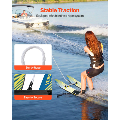 VEVOR 116,8 cm Συνδυαστικό σκι θαλάσσης για προπόνηση με ρυθμιζόμενους ιμάντες X-7