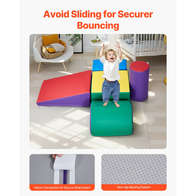 VEVOR Climbing Toys 5 Piece Foam Climbing Blocks για νήπια και παιδιά προσχολικής ηλικίας