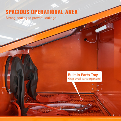 Ερμάριο αμμοβολής VEVOR 90 Gallon με σύστημα συλλογής σκόνης 1,8 γαλονιών