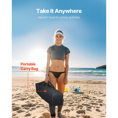 VEVOR 0,5L Scuba Tank 98,43 ft Depth Diving Φορητή δεξαμενή κατάδυσης με αντλία