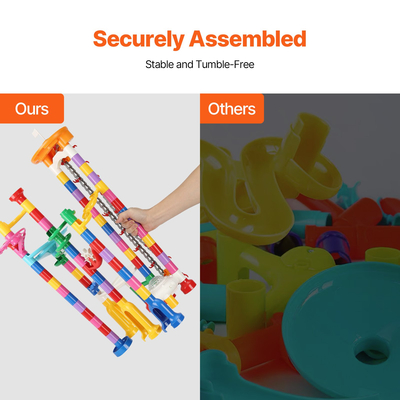 VEVOR Marble Run Set 230 ΤΕΜ με Μηχανοκίνητο Ανελκυστήρα Εκπαιδευτικό δώρο για παιδιά