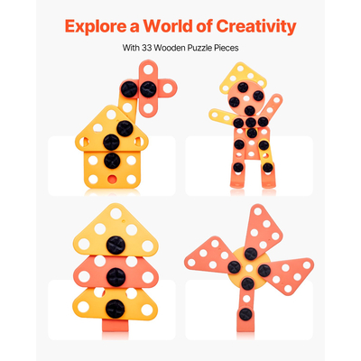 VEVOR Παιδικός πάγκος εργασίας 181 τμχ Πάγκος εργαλείων με ρεαλιστικά εργαλεία και ηλεκτρικό τρυπάνι