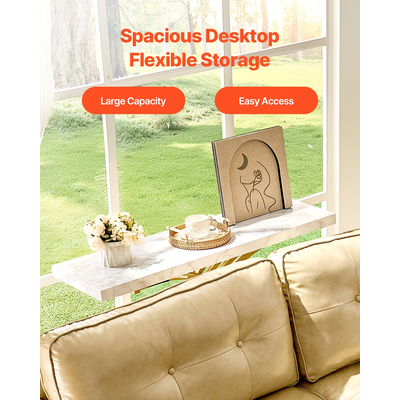 VEVOR Στενή κονσόλα Καναπές Τραπέζι Τραπεζάκι καναπέ 39,4 in for Entryway & Living Room