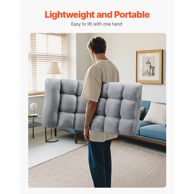 Καρέκλα δαπέδου VEVOR με υποστήριξη πλάτης Πτυσσόμενη καρέκλα καναπέ 14 ρυθμιζόμενων θέσεων