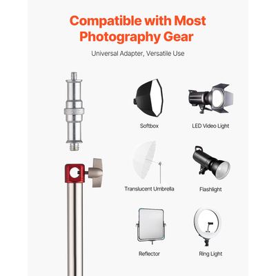 Ελαφρύ σταντ VEVOR Heavy Duty with Casters Max Ύψος 10,5 πόδια/320 εκ.