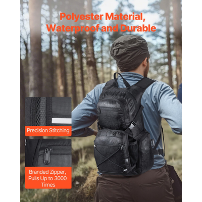 Σακίδιο πλάτης VEVOR Hydration Pack 2L TPU Water Bladder ποδηλασία Πεζοπορία Τρέξιμο Κάμπινγκ